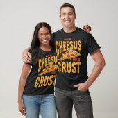 T-shirt Au Cheesus Nous Crust Pizza (Unisexe)