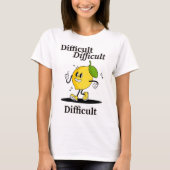 T-shirt au citron difficile (Devant)