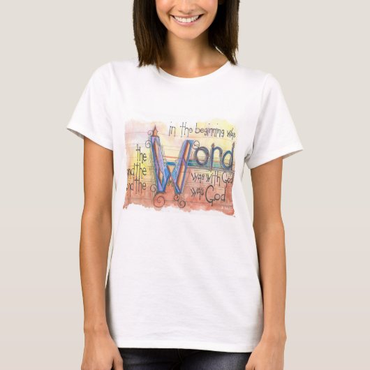 T-shirt Au commencement (Devant)