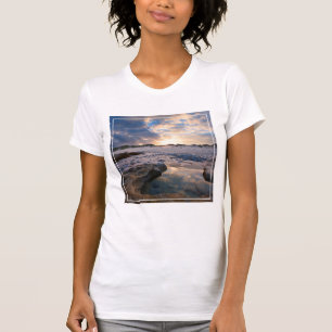 T-shirt Au coucher du soleil dans un magma