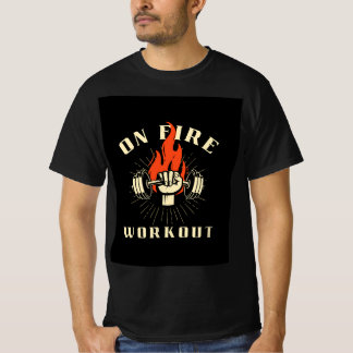 T-shirt Au cours de l'entraînement au feu