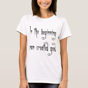 T-shirt au début
