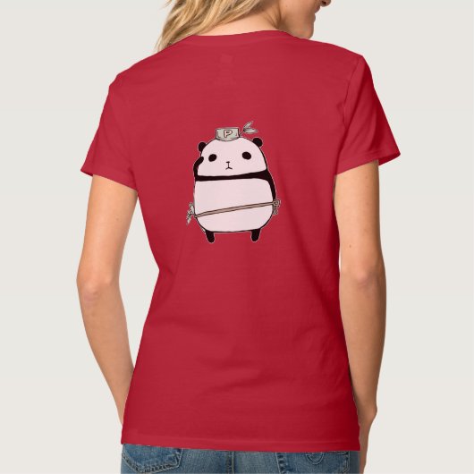 T-Shirt au design mignon de Panda (Dos)