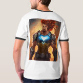 T-shirt au design super-héros (Dos entier)