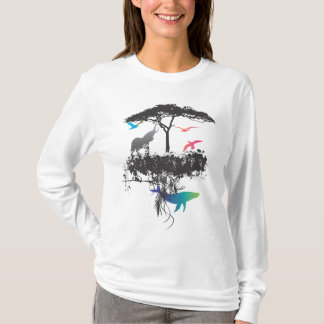 T-shirt Au-dessus de et ci-dessous