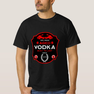 T-shirt Au-Dessus De La Colline À 30 Vodka Drinker