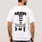 T-shirt Au-dessus de vers le bas à l'envers (Dos)