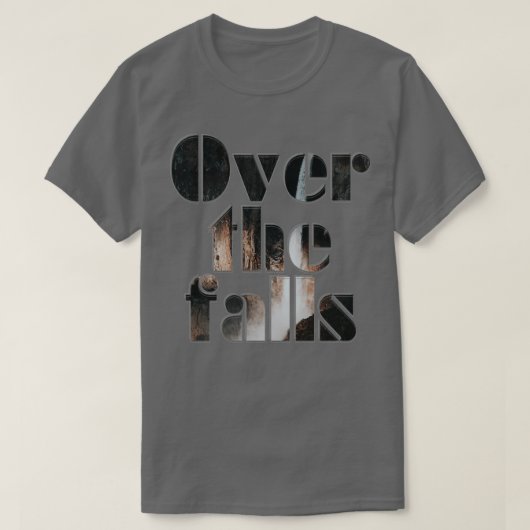 T-shirt Au-dessus des chutes (Design devant)