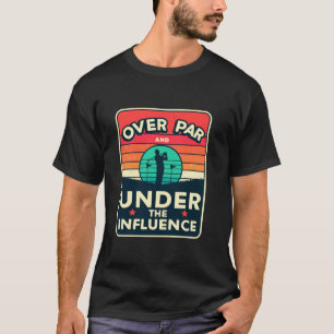T-shirt Au-Dessus Et Sous Influence Boire Bière Drôle G