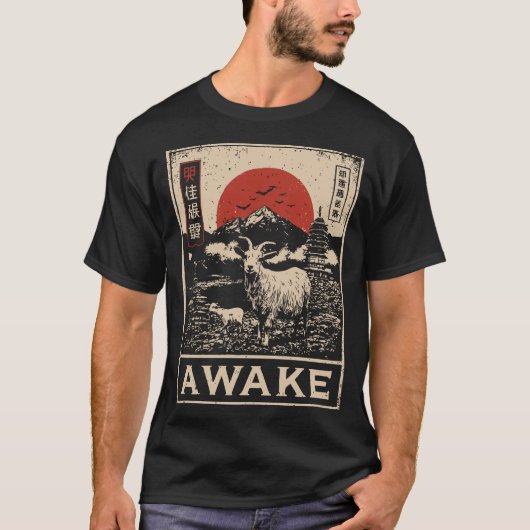 T-shirt Au-Dessus : Signal Everest (Devant)