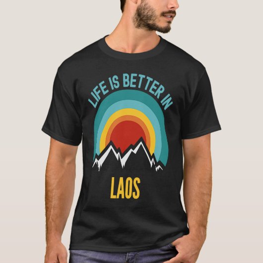T-shirt au Laos (Devant)