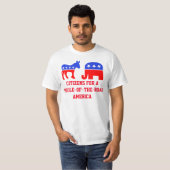 T-shirt Au milieu de la route (Devant entier)