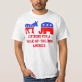 T-shirt Au milieu de la route (Devant)