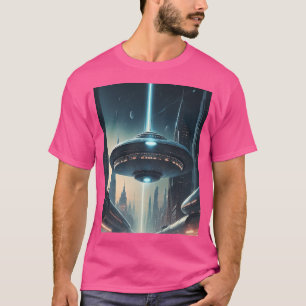 T-shirt Au milieu des lumières d'Ufo - Invasion Alien