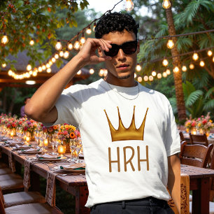 T-shirt au monogramme de la couronne royale