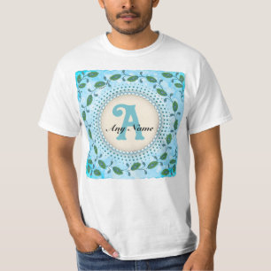 T-shirt au monogramme de paon
