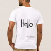 T-shirt Au revoir (Dos)