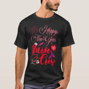 T-shirt Au revoir 2022 Bonjour 2023 Équipage d'infirmières