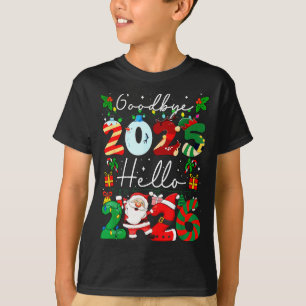 T-shirt Au revoir 2025 Bonjour 2026 Bonne Saint-Sylvestre