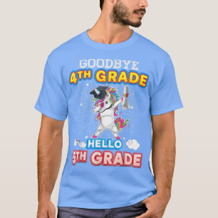 T-shirt Au revoir 4e année Bonjour 5e Dernier jour d'école