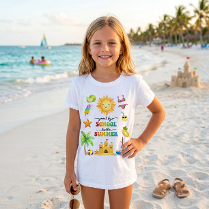 T-Shirt Au Revoir École Bonjour Fête D'été 