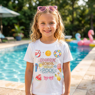 T-Shirt Au Revoir École Bonjour Piscine