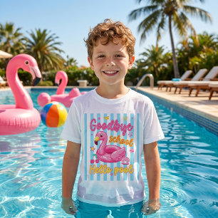 T-Shirt Au Revoir École Bonjour Piscine