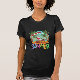 T-shirt Au revoir école, Bonjour Summer Sun Holiday