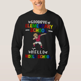 T-shirt Au revoir école primaire Bonjour collège Football