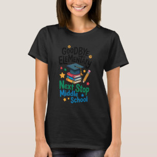 T-shirt Au revoir Élémentaire Prochaine étape Collège Groo