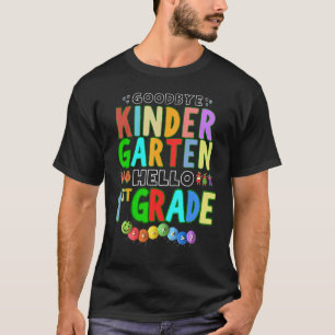 T-shirt Au revoir maternelle bonjour première année retour