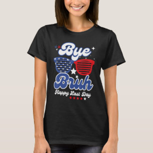 T-shirt Au revoir prof frère heureux dernier jour d'école