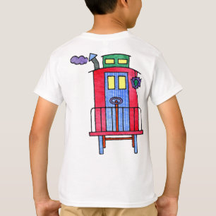 T-shirt Au revoir rouge de vague de cambuse