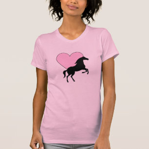 T-shirt Au sujet des chevaux et de l'amour