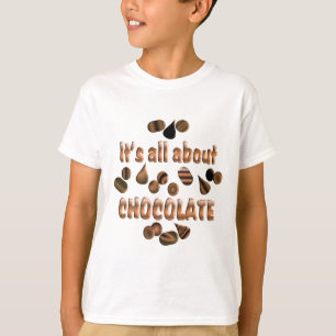 T-shirt Au sujet du chocolat