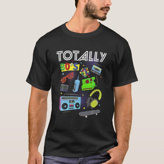 T-shirt Au Total 80S Cool Retro 1980S Au Total 80S Party T (Devant)