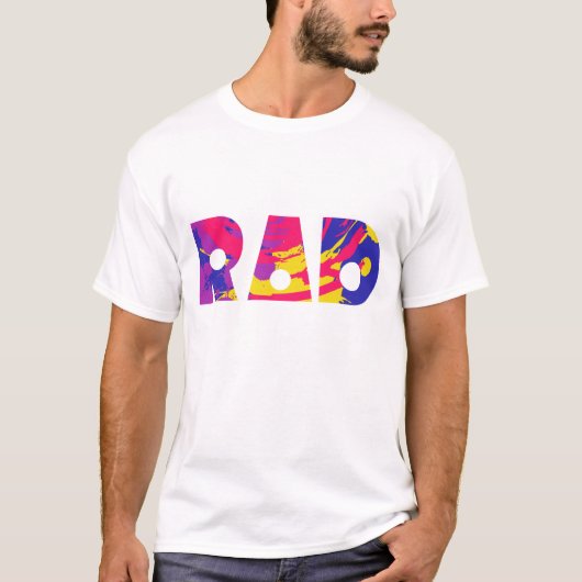 T-shirt Au total 80s rad (Devant)