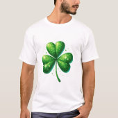 T-Shirt au Trèfle de la Saint-Patrick (Devant)