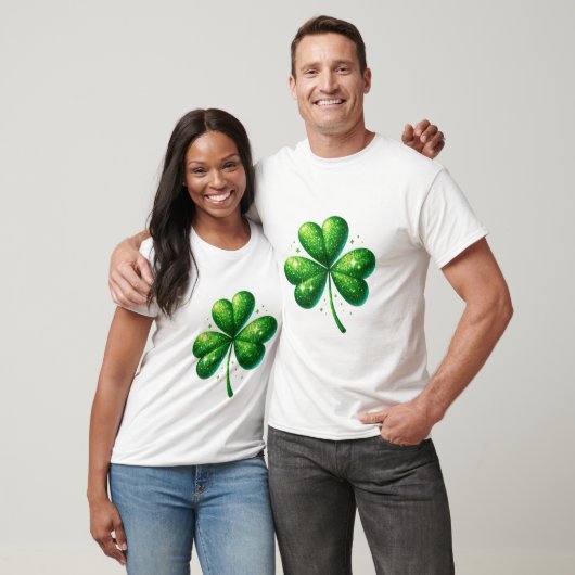 T-Shirt au Trèfle de la Saint-Patrick (Unisexe)