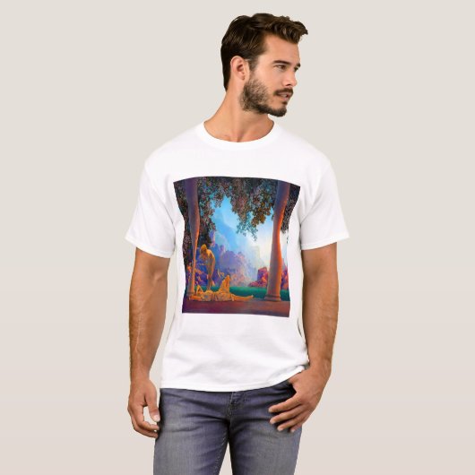 T-shirt Aube de Maxfield Parrish (Devant entier)