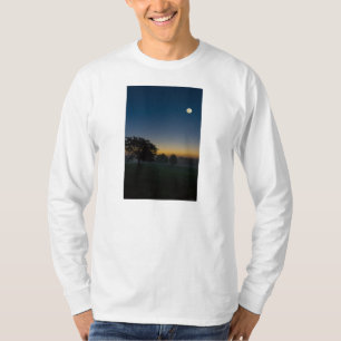 T-shirt Aube d'été avec lune