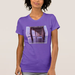 T-shirt Aube violette au quai de Scripps