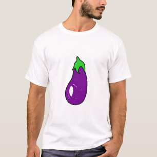 T-shirt aubergine