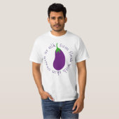 T-shirt Aubergine (Devant entier)