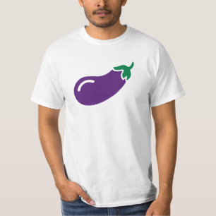 T-shirt Aubergine d'aubergine