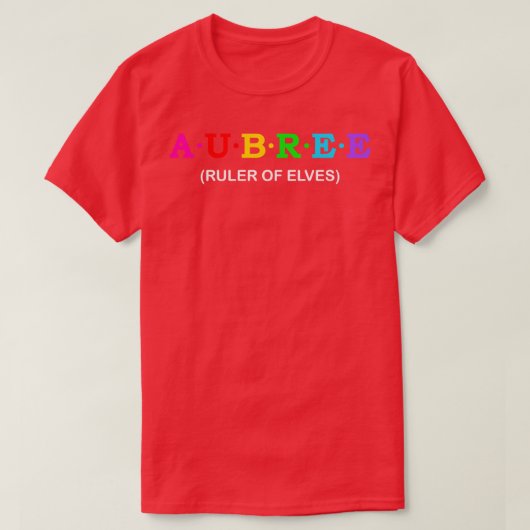 T-shirt Aubree maître des elfes (Design devant)