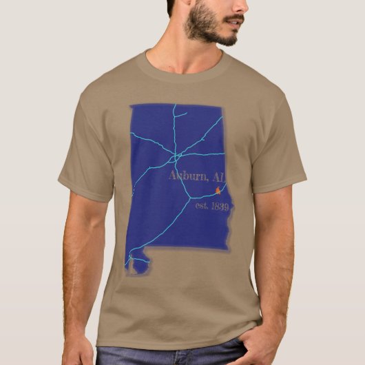 T-shirt Auburn2 (Devant)