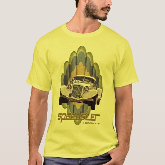 T-shirt auburn de Speedster (Devant)