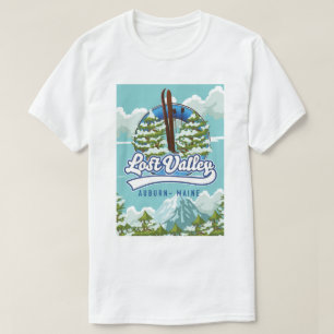 T-shirt Auburn, Maine, Lost valley ski