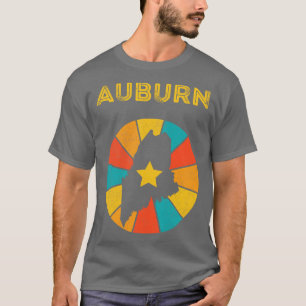 T-shirt Auburn Maine Souvenir Vintage déshabillé 1